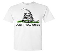 Men's T-Shirt Don't Tread on Me Gadsden Flag s Black M
