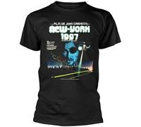 Mens T-Shirt Escape from New York French Poster Short Sleeve Crewneck Tee Size L