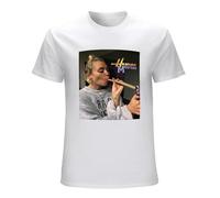 Men's T-Shirt Ethan Peters Hannah Montana Harajuku Hipster Streetwear Women Men Fashion Trend Short Sleeve Tops Ropa Hombre Black M