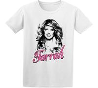 Men's T Shirt Farrah Fawcett 70'S Icon Angels Tee O Neck Men Shirt S Short Sleeves O Neck Tee White XXL
