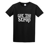 Men's T-Shirt Feel Soft Navy 50 Cent Get The Strap Cool Casual Pride Fashion Twin Needle Sleeves and Hem Black XL