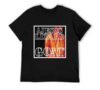 Mens T-Shirt Goat The Jesus Lizard Album Short Sleeve Crewneck Tee Black