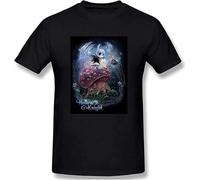 Men's T-Shirt Hollow Knight Men's Cotton Fashion Performance Basic Short Sleeve t-Shirt Manches Courtes(Small)
