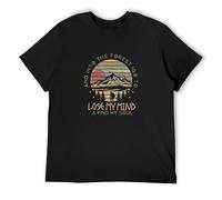 Mens T-Shirt Into The Forest I Go to Lose My Mind Find My Soul Size XXL