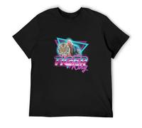 Men's T-Shirt Joe Exotic Tiger King Free Retro 80S Style Black XL