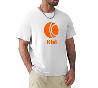 Men's T-Shirt K-Tel, Records, Record Label, Retro, TV, Television, Marketing, As Seen on TV Short Sleeve Crewneck Tee White L