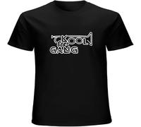 Men's T Shirt Kool The Gang RNB Soul Funk Vinyl solemność Get Down on It Live Shirt Top Tee Black XXL