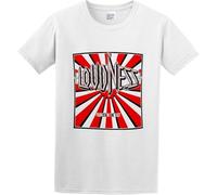 Men's T Shirt Loudness Thunder in The East Sport Comfortable Fabrics to accompany You All Summer White Manches Courtes(X-Large)