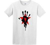 Men's T Shirt Mano Negra Latin Alternative Logo Pure Cotton is More Hygroscopic White Manches Courtes(Small)