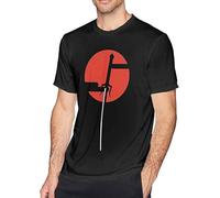 Men's T-Shirt Men's Samurai Champloo Interesting T Shirt Graphics Short Sleeve Comfortable Round Neck Tee Manches Courtes(XX-Large)