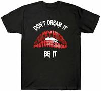 Men's T-Shirt Mit Aufschrift Don't Lips Rocky The Red Movie Picture Horror It100% Baumwolle Manches Courtes(X-Large)