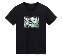 Men's T-Shirt Short Sleeve T-Shirt Men Summer Plus Size Slim Fashion Print 3XL