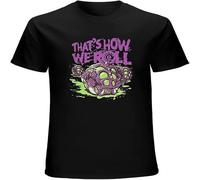 Men's T Shirt Starcraft II Mens Starcraft II That's How We Roll Zerg Attack Image Hand Wash Recommended Black XXL