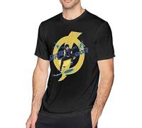 Men's T-Shirt Static Shock Logo Couple Models Casual Men's Cotton Sport Short Sleeve t-Shirt Manches Courtes(3X-Large)