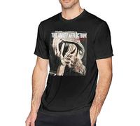 Men's T-Shirt Th-E Ami-TY Affli-Ction T-Shirts Men's Tops Short-Sleeve Crewneck Cotton Tees Manches Courtes(X-Large)