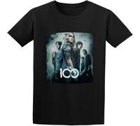 Men's T Shirt The 100 Show Soft and Light O Neck Tee Black L