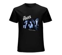 Men's T-Shirt The Police Regatta De Blanc Album Cover Men Black M