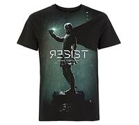 Mens T-Shirt Within Temptation Resist Jumbo Cover Short Sleeve Crewneck Tee Black XL