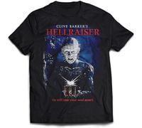 Mens T Shirts Casual Cotton Tees Top Hellraiser Shirt Black XL