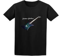 Men's T-Shirts Jackson Guitars Casual Graphic Comfortable Tees Black L