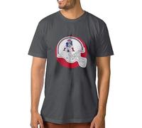 Men's T Shirts New England Pat Patriot Fashion DeepHeather Manches Courtes(X-Large)