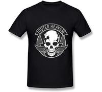 Men's T Shirts Outer Heaven-Metal Gear Solid Black XL