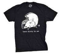 Mens Taco Dirty to Me Tshirt Funny Cinco De Mayo Humping Tee for Guys Black L