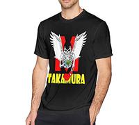 Men's Takamura Hajime No Ippo Short Sleeve T Shirts Tee Casual Blouse Tunic T-Shirts à Manches Courtes(3X-Large)