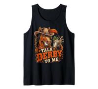 Men's Talk Derby to Me Funny Racing Horse Débardeur