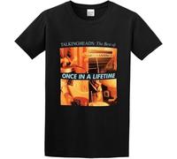 Men's Talking Heads Once in A Lifetime The Best of Regular Fit T Shirt Manches Courtes(Small)