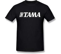 Men's Tama Drums T-Shirt Men's Black Tee Manches Courtes(Small)