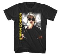 Men's Terminator Dark Fate Sarah Conner Movie Poster Cyborg Savior Top T-Shirts Black 3XL