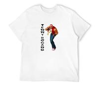 Men's Terry Bogard Fatal Fury King of Fighters Cotton T Shirt White XL