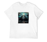 Men's Testament Dark Roots of Earth Graphic Top Printed Shirt Short Sleeve Mens Tee T-Shirts White S
