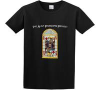 Men's The Alan Parsons Project Turn of A Friendly Card T-Shirt Print Tees Short Sleeve O Neck Black L