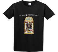 Men's The Alan Parsons Project Turn of A Friendly Card T-Shirt Print Tees Short Sleeve O Neck Black S