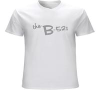 Men's The B 52' T Shirt Love Shack Synth Pop Rock 80' Band Short Sleeve Tops White L