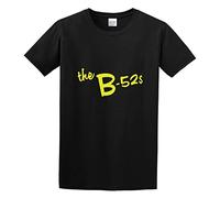 Men's The B-52S Love Shack Synth Pop Rock Cotton T Shirt Black 3XL