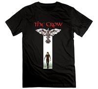 Men's The Crow Movie Poster T-Shirt Unisex Black Tee Black XL