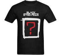 Men's The Eyed Peas Song T Shirt 100% Cotton Casual Tops Tees Black XXL