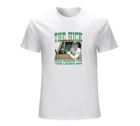 Men's The Hick from French Lick Larry Bird Custom Design Graphic Tee T-Shirts White XXL