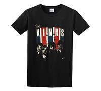 Men's The Kinks 60S English Rock Pop Retro T-Shirts Black L