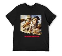 Men's The Man Who Would Be King 1975 Movie 100% Cotton T-Shirts Black XL