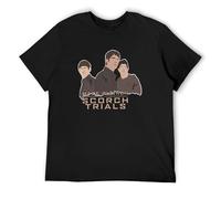 Men's The Maze Runner Thomas New Minho Black T-Shirts Black L