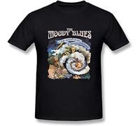 Men's The Moody Blues A Question of Balance Tees Casual T Shirt Print Tops Black XXL