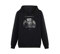 Mens The Neighbourhood Wiped Out and I Love You NBHD Pullover Hoodie Hooded Top Unisex Mens Ladies Hooded Sweatshirts Size M Black