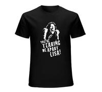 Men's The Room Tommy Wiseau Tearing Me Apart Lisa Men Unisex Tee T-Shirts Black L