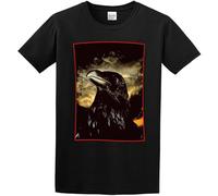 Men's The STR+ANGl+ers The Ra+ven Rock Ba%ND Leg+End Men's Black T Shirt Black Black Black XXL