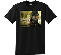 Men's The Wire TV Show Season 1 2 3 4 5 Poster Tee T-Shirts Black XL