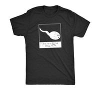 Men's This is A Very Old Picture of Me Funny Sarcastic Sperm Graphic Tee T-Shirt Balck Black XXL